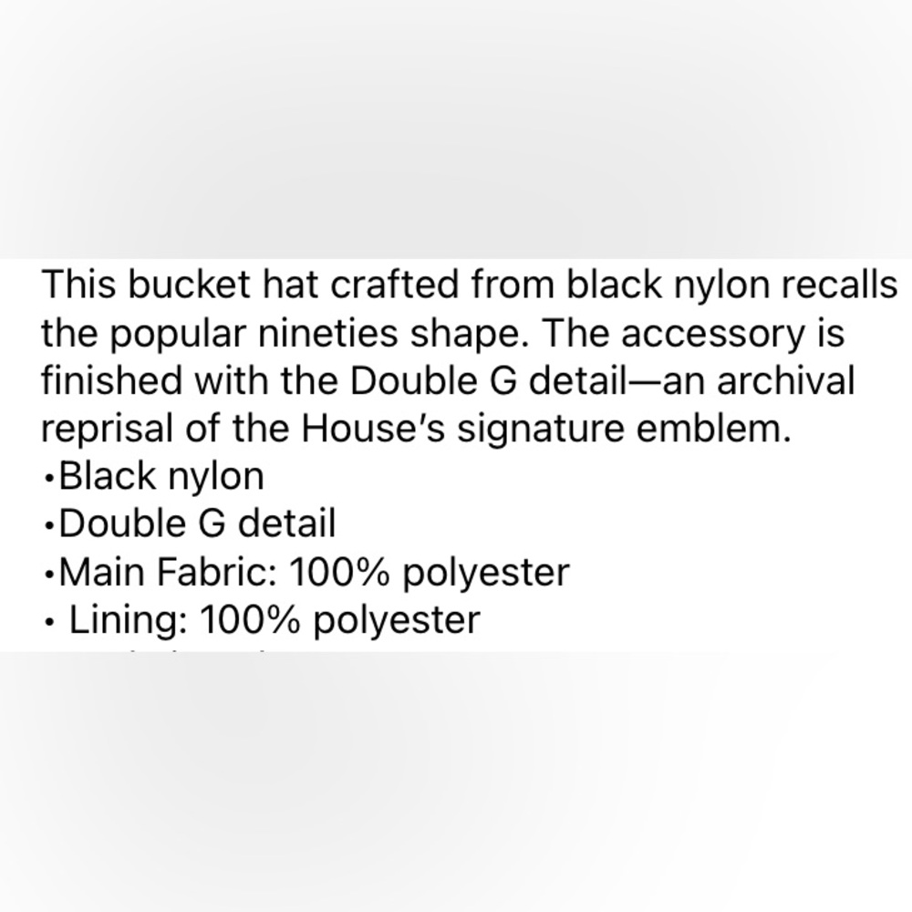 Gucci nylon bucket hat - Picture 5 of 5